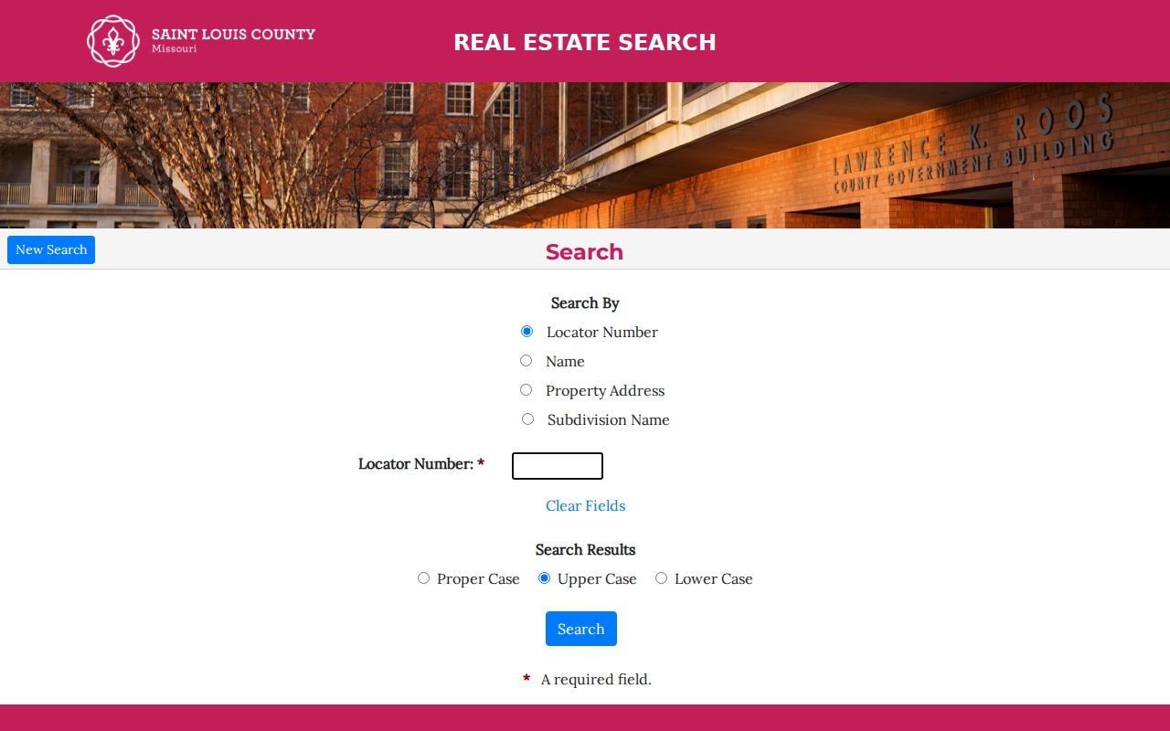 St. Louis residents directory county property search options